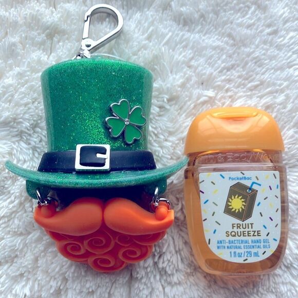 Bath and Body Works Bunny Leprechaun Pocketbac Holder - Picture 1 of 1